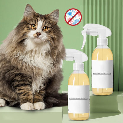 😺 Antibakteriális szagtalanító spray háziállatokra 🌸 Biztonságos, azonnal hat ✅