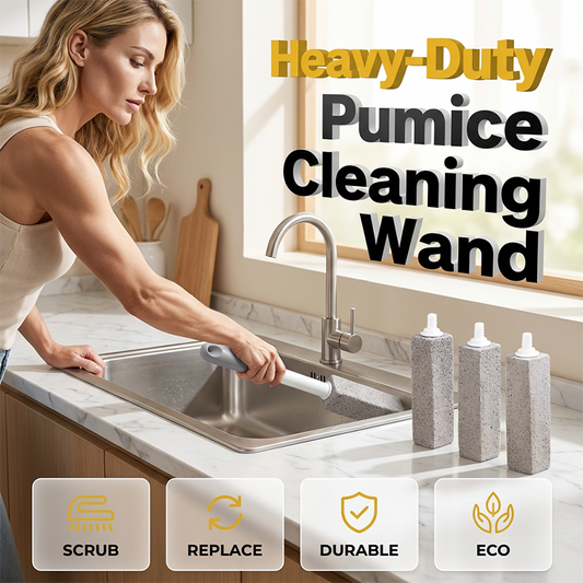 🦾🧼 Kitchen Pumice Stone Cleaner with Long Handle 💥