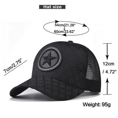 ✨ Ötágú csillagos baseball sapka – streetwear ikon 🧢