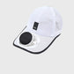 ❄️☀️ Lélegző baseball sapka napelemes ventilátorral 🧢