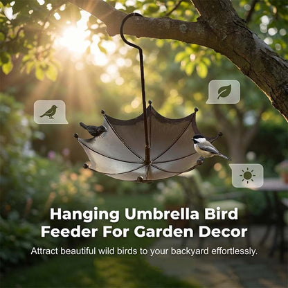 ☔🐦 Lógó esernyő madáretető és fürdő 🌳
