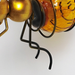 🌿🌈 Színes LED-es függő rovar dekorációs lámpa 🐝