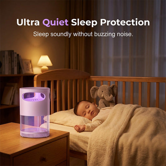🙅‍♀️🦟 Nyugalom Éjjel-Nappal: USB-s Rovarirtó Lámpa – Csendes Védelem a Szúnyogok Ellen! 🛏️💤