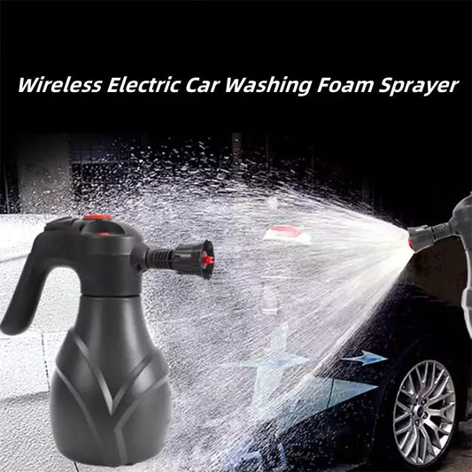 🚗💧 Vezeték nélküli elektromos autós mosóhab szóró ✨