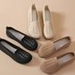 🦶🌬️ Női légáteresztő kötött slip-on cipő ❄️🌿