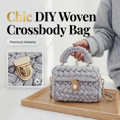 👜🧶 Komplett DIY horgolt táska készlet 💖