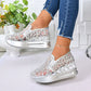 📏👟 Női légáteresztő hálós slip-on platform cipő (36-44) 🌸
