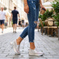 📏👟 Női légáteresztő hálós slip-on platform cipő (36-44) 🌸