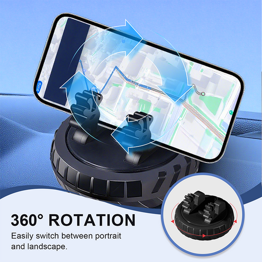 🛡️ Navigálj biztonságosan – 360°-ban forgatható kompakt autós telefon tartó – Utánvétes 📱🚗💨