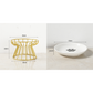 Elevated Ceramic Cat Bowl with Iron Stand