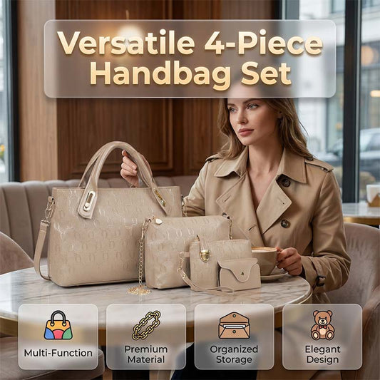 🙋💕 Női sokoldalú 4 részes kézitáska készlet – Végtelen kombinációs lehetőségek, elegáns megjelenés 👜✨