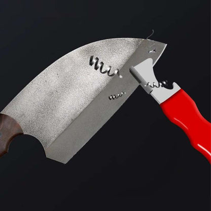 🔪✨ Többfunkciós hordozható élező és sörnyitó – Kétkedő élesség, villámgyors előkészítés és a szabadban való főzés kényelme 🏕️🍺