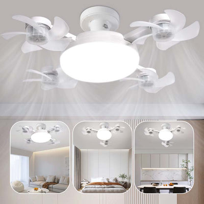 ❄️💡 Egyetlen gombnyomás a hűsítésért és fényért! Távirányítós LED mennyezeti ventilátor – Kényelmes vezérlés és modern otthoni stílus 🌬️✨