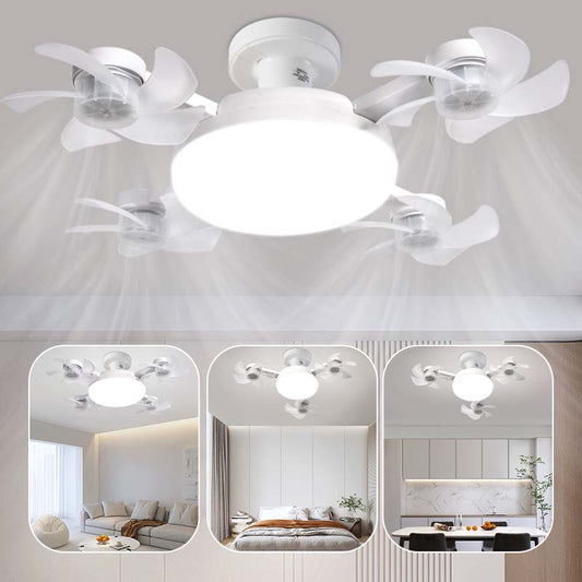 ❄️💡 Egyetlen gombnyomás a hűsítésért és fényért! Távirányítós LED mennyezeti ventilátor – Kényelmes vezérlés és modern otthoni stílus 🌬️✨