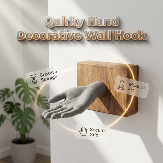 🔥 3D nyomtatott kézformájú dekoratív csavar – Egyedi dizájn, funkcionális művészet 🛠️✨
