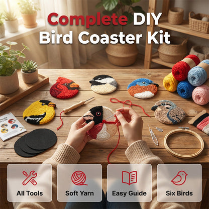 Complete DIY Bird Coaster Kit