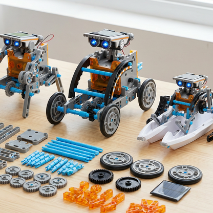 🌞🔋 DIY napelemes űrrobot játék – Környezetbarát energia, kreatív építés 🤖✨