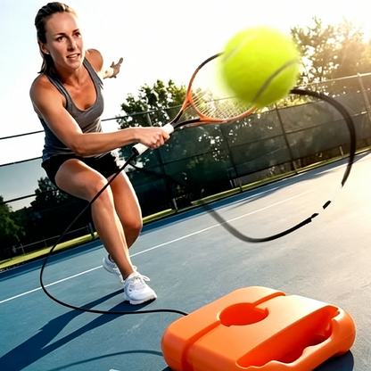 🔥 Egyedülálló tenisz-visszapattanó tréner – Szabadtéri gyakorlás, valósághű visszacsatolás 🎾✨