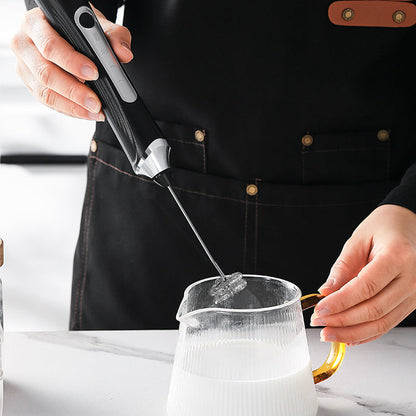 🔥👩‍🍳 Mini hordozható elektromos tejhabosító készlet – Selymesen lágy hab, azonnali kávézás ☕✨