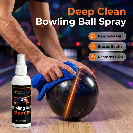 🧼🌿 Hordozható bowlinglabra-tisztító spray – Azonnali szennyeződés-eltávolítás, csúszásmentes fogás 🎳✨