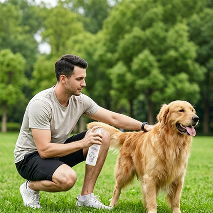 🐶💖 Ápoló, szőrfényesítő leave-in spray – Fájdalommentes kifésülés, selymes tapintás 🐾✨