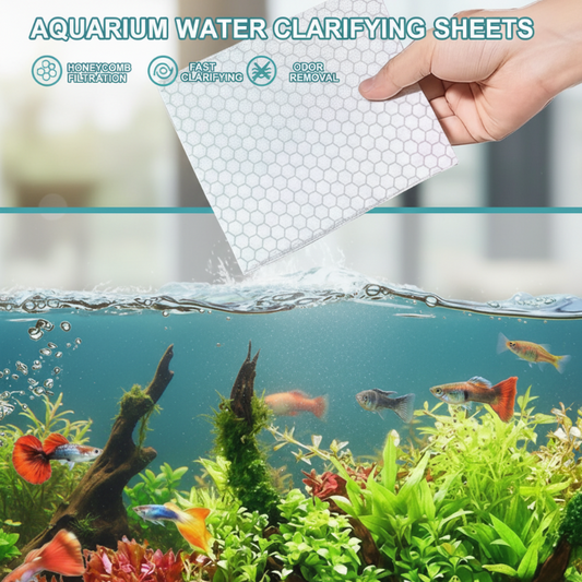 🌿🌊 Kristálytiszta víz, egy pillanat alatt! Akváriumi vízklárító lapok – Varázslatos átlátszóság és egészséges élettér a halaknak 🐟✨
