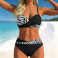 🌺 Női push-up kétrészes bikini szett – Feltűnő dúsítás és magabiztos strandolás 👙✨