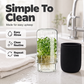 Glass Sprouting Jar Kit with Blackout Sleeve