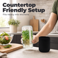 Glass Sprouting Jar Kit with Blackout Sleeve