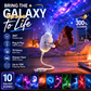 🌌 USB csillagvetítő éjjeli lámpa – ✨ Varázslatos, 360°-os forgó csillagos égbolt és nyugtató, romantikus hangulat 🌙💫