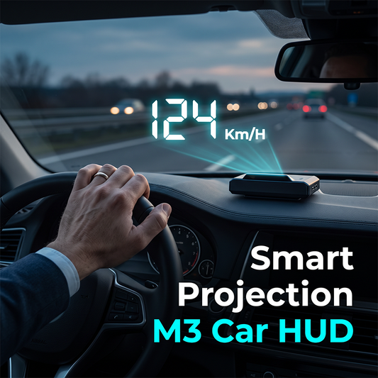 🚗 Autós HUD szélvédő kijelző (HUD) – 🛡️ Szemmagasságú biztonságos navigáció és zökkenőmentes, figyelemelterelés nélküli vezetés ✨👀
