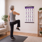 🧘‍♀️ Időseknek szóló Tai Chi edzésposzter – ✨ Vizuális, kíméletes gyakorlás és zökkenőmentes, egészséges időskori életmód 🛡️🌿