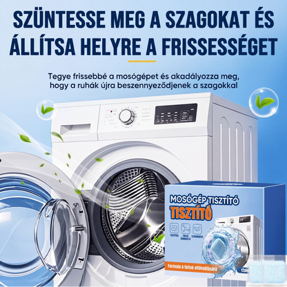🔥 Mosógép tisztító tabletta – ✨ Mélyreható, fertőtlenítő mosás és zökkenőmentes, friss otthoni környezet 🛡️👕