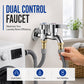 🚿 Kettős kimenetű mosógép csaptelep – ✨ Rugalmas, egyidejű vízellátás és zökkenőmentes, praktikus háztartási megoldás 🛡️💧