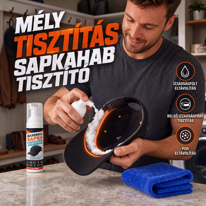 ✨🧴Öblítés nélküli baseballsapka habtisztító🧢