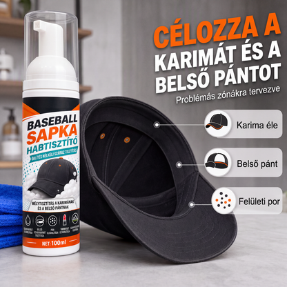 🧢 Sapka habtisztító öblítés nélkül: Folteltávolító és szagtalanító 🌿🧼