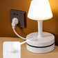 🛏️💡 Ágy melléki lámpa AC aljzattal és USB portokkal: Töltés és fény egyben 🔌🛡️