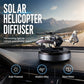 🚁☀️ Napelemes forgó helikopter autóillatosító: Automata aromaterápia 🌬️✨