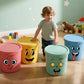 4 Sheets Funny Smiley Face Stickers