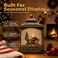 Vintage Christmas Snowing Night Light