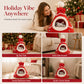 Semi-Enclosed Christmas Pet Bed Cave