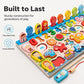 Wooden Number Alphabet Puzzle for Kids