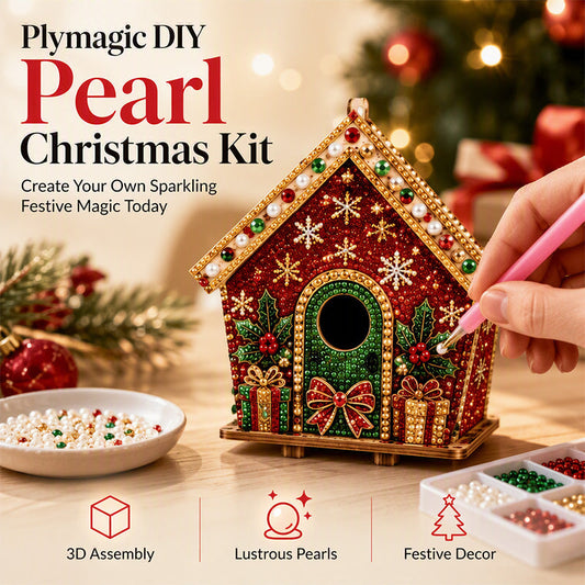 🎄✨ 3D DIY gyöngyfestmény karácsonyi készlet: Térhatású és ünnepi 🎁🎅