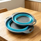 Collapsible Kitchen Colander Space Saving Vegetable Fruit Drain Basket