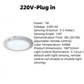 Magnetic Motion Sensor Ceiling Light with Remote