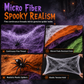 Halloween Stretchable Spider Web and Fake Spiders Set for Haunted House Outdoor Yard and Bar Decorations
