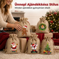 🎄✨ Karácsonyi zsákvászon ajándéktasak húzózsinórral: Stílusos csomagolás másodpercek alatt – búcsú a drága csomagolópapírtól és a ragasztószalag bajlódásától! 🎅🎁