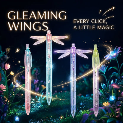 Retractable Dragonfly Gel Pen