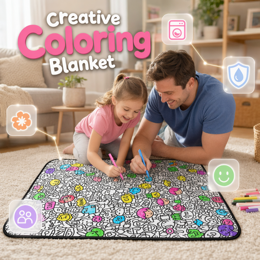 🎨✨ Családi kötődés DIY rajzolós takaró: Alkotó öröm együtt 🏡👨‍👩‍👧‍👦