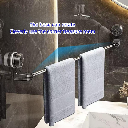 🚿✨ Visszahúzható tapadókorongos törülközőtartó: Fúrásmentes, helytakarékos megoldás 👨‍🔧🏠